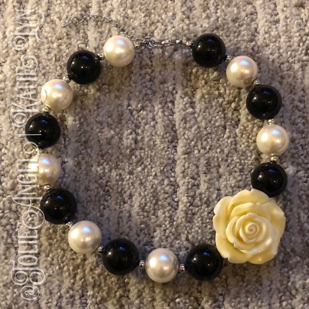 Boutique Style Handmade Chunky Bead Necklace